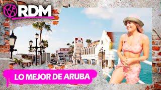 La paradisíaca isla de Aruba fue visitada por Emilia Attias