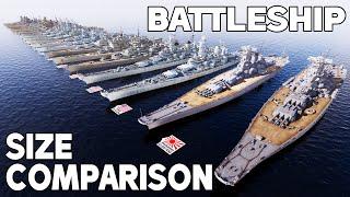 BATTLESHIP SIZE COMPARISON