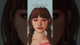 human vs alien  #shorts #sims #sims4 #sims4cc #sims4mods #ts4