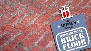 Miniature herringbone brick floor - The DOMUS project