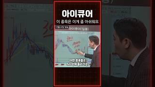 아이큐어, 이 종목은 다 좋은데.. 이 한가지가 아쉬워요