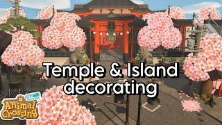 JAPANESE MODERN CHERRY BLOSSOM CITY//TEMPLE BUILD & DECORATING//ANIMAL CROSSING:NEW HORIZONS