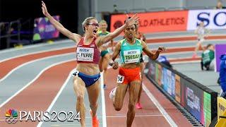 Elle St. Pierre makes U.S. history with late charge to win 3000m title at Indoor Worlds | NBC Sports