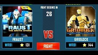 REAL STEEL WRB Scorpion VS Gridlock New Robots UPDATE (Живая сталь)