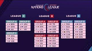 Results of the 2023/24 Concacaf Nations League official draw