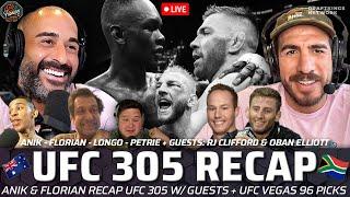  UFC 305 Recap with RJ Clifford, Oban Elliott & Ray Longo + UFC Vegas 96 Breakdown | A&F.506