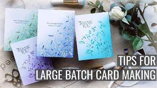 Pinkfresh Studio STAMPtember, Tips for Making Multiple Cards in a Large Batch