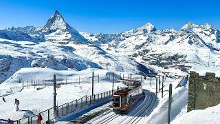 Cab Ride in World’s Most Beautiful Train Journey - Gornergrat Matterhorn Bahn, Zermatt Switzerland