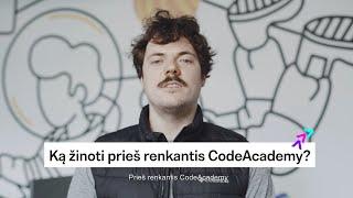 Ką žinoti prieš renkantis CodeAcademy?