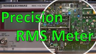 TNP #43 - Rohde & Schwarz URE2 DC - 25MHz 300V RMS Voltmeter Teardown, Repair & Experiments