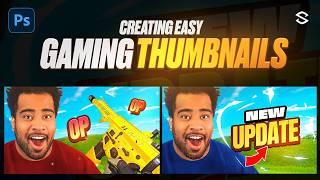 Creating Quick Easy Gaming Thumbnails in Photoshop (FREE PSD)