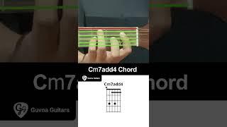 How To Play The Cm7add4 Chord On Guitar - Guvna Guitars