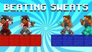 Beating And Clutching Sweats In Duos (Hypixel Bedwars)