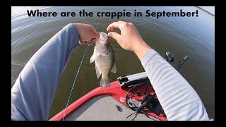 How to locate and catch crappie in September! One of my favorite months!