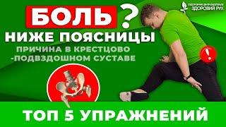 Боль внизу поясницы? Это крестцовой-подвздошный сустав!