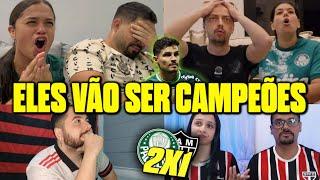 VAMOS RIR?! REAÇÕES DOS RIVAIS COM MEDO DO VERDÃO SER CAMPEÃO! REACT PALMEIRAS 2X1 ATLÉTICO MG