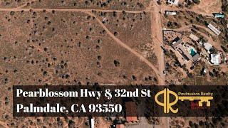 Palmdale Land for Sale: Pearblossom Highway & 32nd St