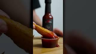 B-Roll Peppery Peach Hot Sauce Product Commercial