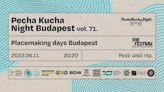 Kovács Laura: Placemaking practices in DANUrB+ project - Pecha Kucha Night Budapest Vol.71