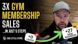 The 5 Steps To Sell More Gym Memberships Through Lead Generation