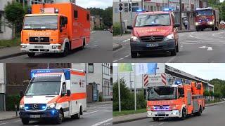 [DACHSTUHLBRAND in HILDEN!] - Zwei verletzte FEUERWEHRLEUTE / Von ALARMIERUNG bis Ausrücken!