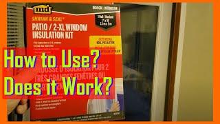 DIY Plastic Window Film Insulation Kit To Block Draft - Does It Work?