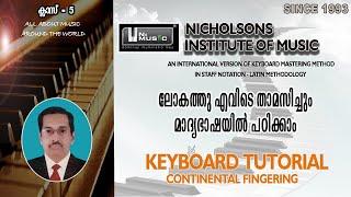 KEYBOARD  TUTORIAL MALAYALAM | LEARN KEYBOARD & HARMONIUM | CLASS 5 | TALENT  TEST |