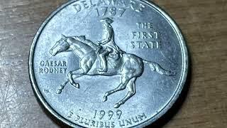 Spitting Horse Die Crack Error 1999 P State Quarter