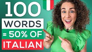 100 MOST Common Italian Words + FREE PDF Pronunciation & Example Sentences