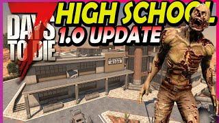 7 DAYS TO DIE 1.0 Update - Skill Books Everywhere - GROVER HIGH SCHOOL Preview Guide - New POI