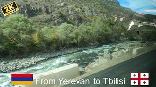 Bus from Yerevan Armenia to Tbilisi Georgia - Caucasus - 2K