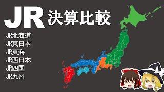 インバウンドで潤うJRのデカすぎる経営格差。【JR北海道/JR東日本/JR東海/JR西日本/JR四国/JR九州決算】～ゆっくり解説～