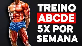 Como Montar TREINO ABCDE Passo a Passo! (Divisão de Treino 5 Vezes na Semana)