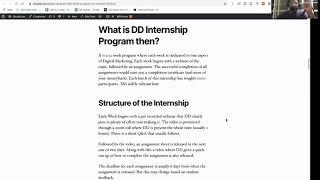 Digital Deepak Internship Program - An Honest and Unbiased Review