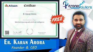 How to Get Free Digital Certificate From Alison - 100% FREE Digital Diploma Certificate Alison