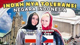 INDAH NYA TOLERANSI MEMBUAT BULE DARI POLANDIA DAN REPUBLIK CEKO INI KAGUM DENGAN INDONESIA!