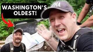 THE OLDEST GEOCACHE IN WASHINGTON! (featuring Cache the Line)
