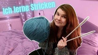 Ich lerne Stricken | Ein großer Traum von mir | VLOG