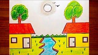 House  drawing for beginners || Umar Arts ️