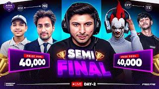 ASIA CHAMPIONSHIP  SEMI FINAL DAY 2  FT- CFF, NG 1, TE, RTP, PAK #nonstopgaming -free fire live