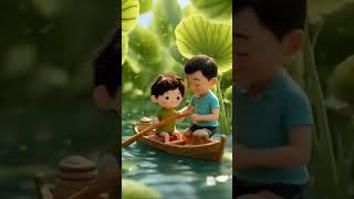 Tiny Boat, Big Adventure ‍️ #aianimation #aiart #aiviral #animation #baby #cute #shortsforyou