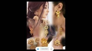 Latest gold stud earrings designs 2025/New gold earrings designs #goldstuds #goldlover#goldearrings