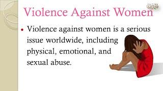 Essay on Violence against Women |01 lines violence against women #women #harassing #pgc#empowerment