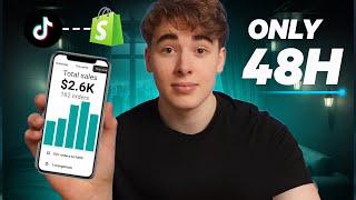 How i made $1359 profit in 48h dropshipping on tiktok