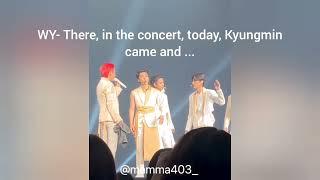 (ENG SUBS) ATEEZ Wooyoung and Kyungmin Sibling goals | WORLD TOUR 2022 SEOUL DAY2