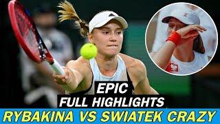 Elena Rybakina vs Iga Swiatek Stunning Match Full Highlights - Tennis 2024