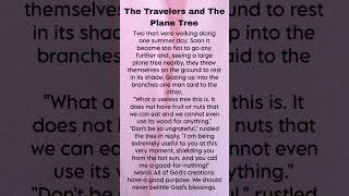 The Travelers and The Plane Tree - Learn English Thought Stories, A Short English story , moral