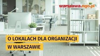 Lokale dla organizacji pozarządowych w Warszawie