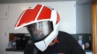 Masei Robotech Macross Rick Hunter Veritech Motorcycle Helmet