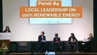 LOCAL LEADERSHIP ON 100% RENEWABLE ENERGY Panel#4 @ Pathways to 100 Percent Renewable Energy